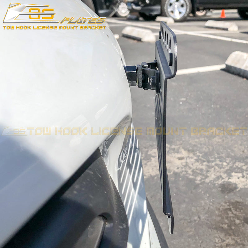 2016-Up Porsche Cayman GT4 981 Tow Hook License Plate Mount Bracket - EOS Plates