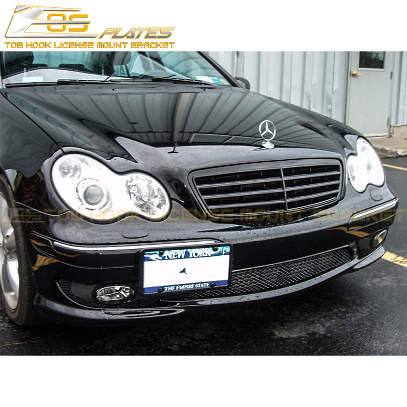 2005-07 Mercedes-Benz C55 AMG W203 Tow Hook License Plate Mount Bracket - EOS Plates