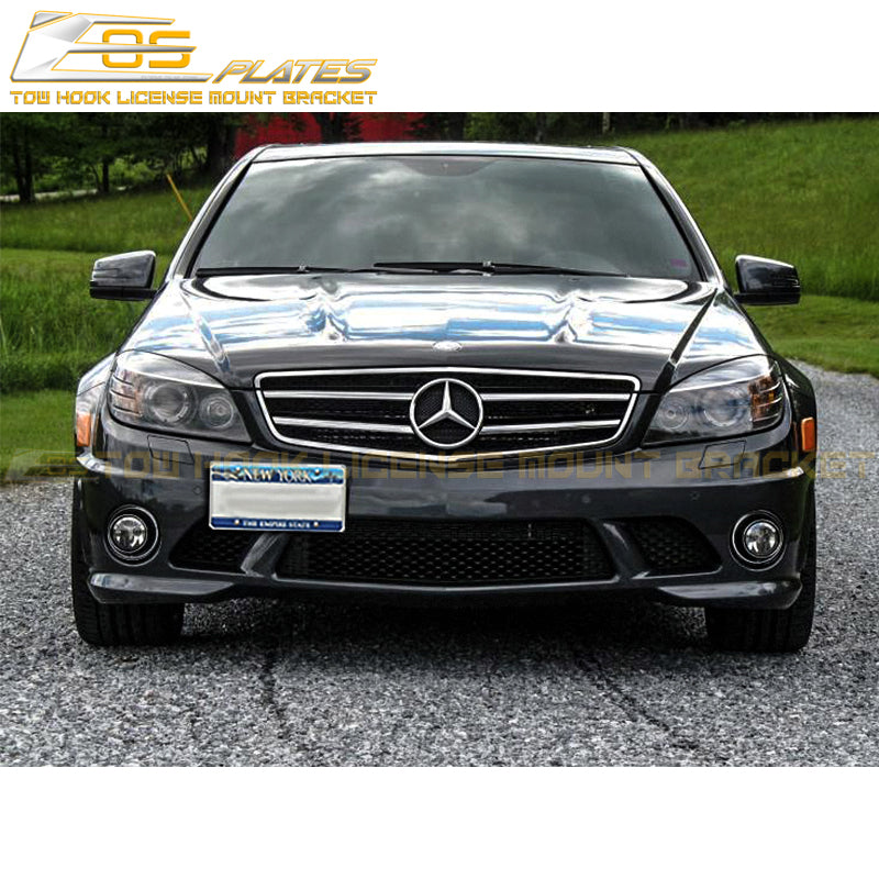 thumbnail image 2 of EOS For 14-18 Benz S-Class Sedan NO PDC | Front Tow Hook License Plate Bracket 2 of 9