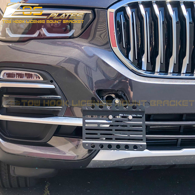 2019-Up BMW X5 G05 Tow Hook License Plate Mount Bracket Holder - EOS Plates