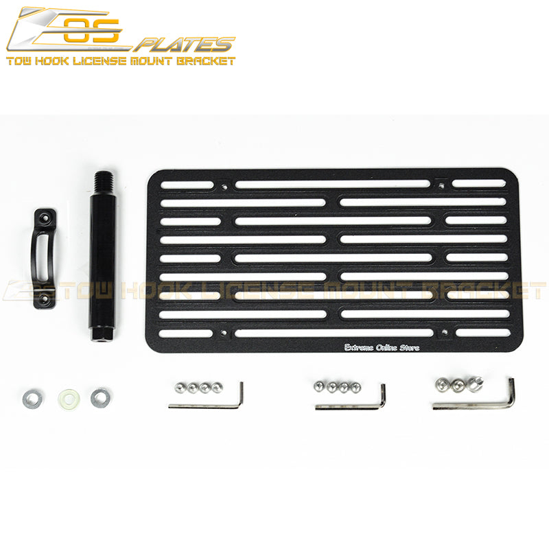 2016-Up Porsche Cayman GT4 981 Tow Hook License Plate Mount Bracket - EOS Plates