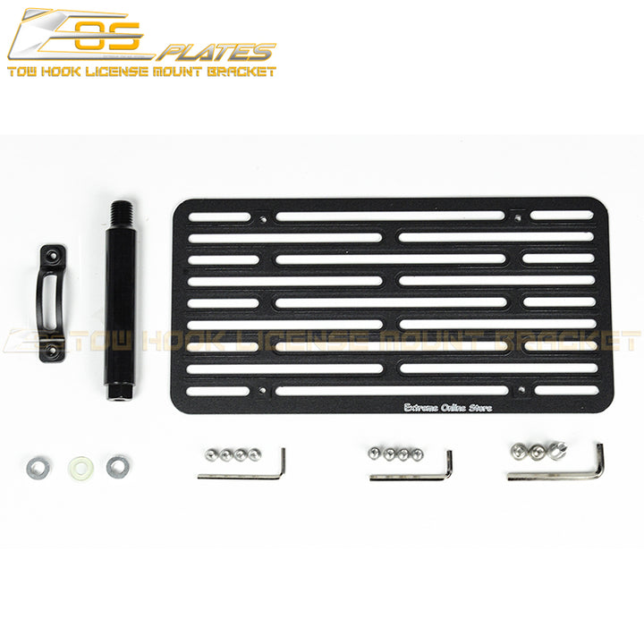 2016-Up Porsche Cayman GT4 981 Tow Hook License Plate Mount Bracket - EOS Plates