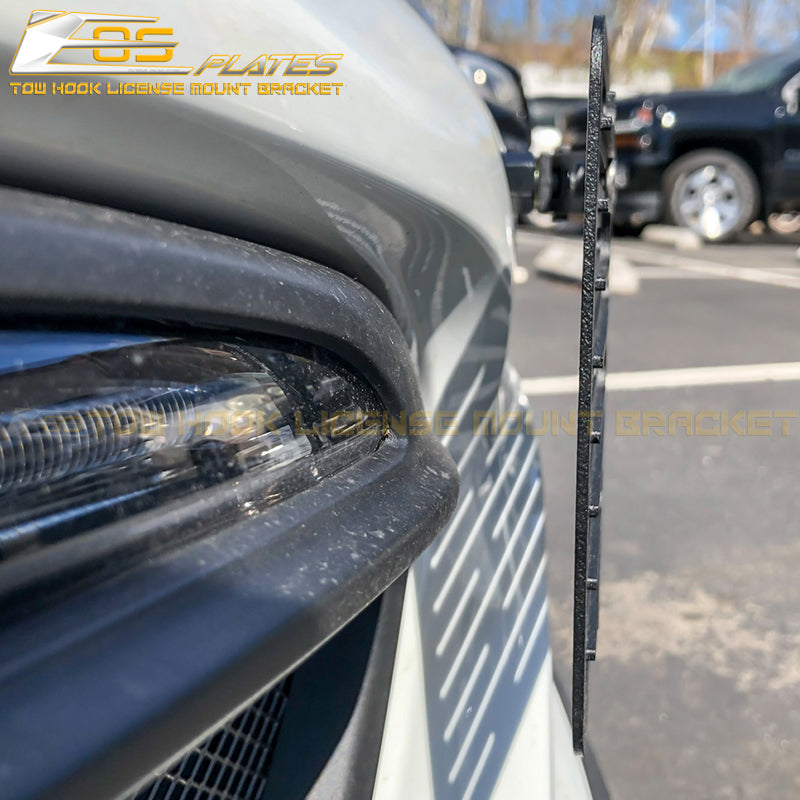 2016-Up Porsche Cayman GT4 981 Tow Hook License Plate Mount Bracket - EOS Plates