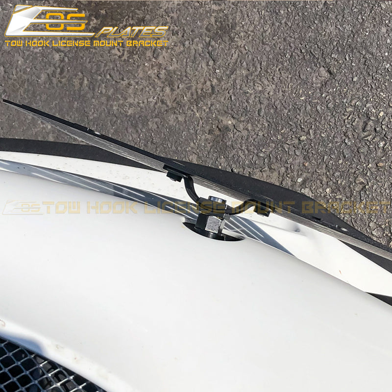 2016-Up Porsche Cayman GT4 981 Tow Hook License Plate Mount Bracket - EOS Plates