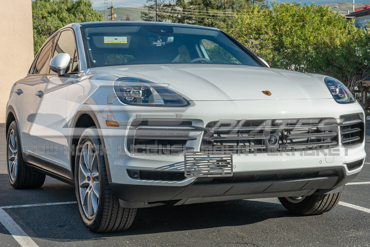 2019-Up Porsche Cayenne Tow Hook License Plate Mount Bracket