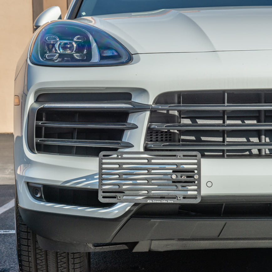 2019-Up Porsche Cayenne Tow Hook License Plate Mount Bracket