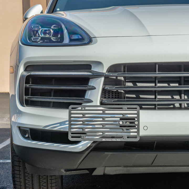 2019-Up Porsche Cayenne Tow Hook License Plate Mount Bracket