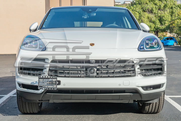 2019-Up Porsche Cayenne Tow Hook License Plate Mount Bracket