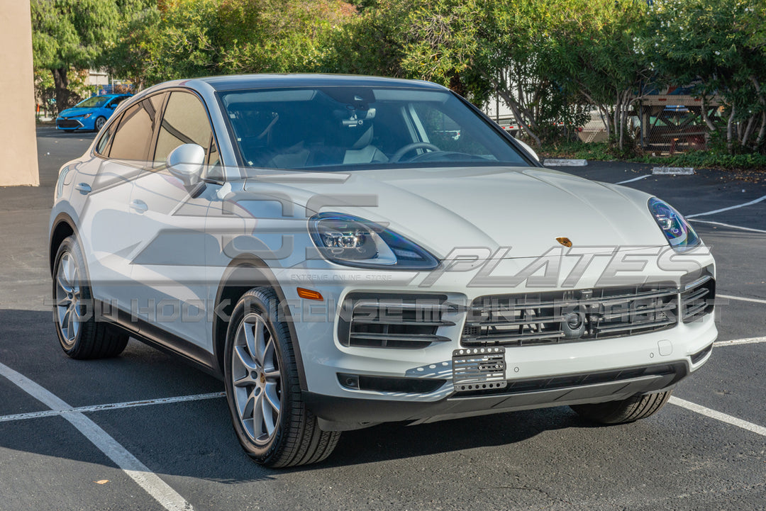 2019-Up Porsche Cayenne Tow Hook License Plate Mount Bracket