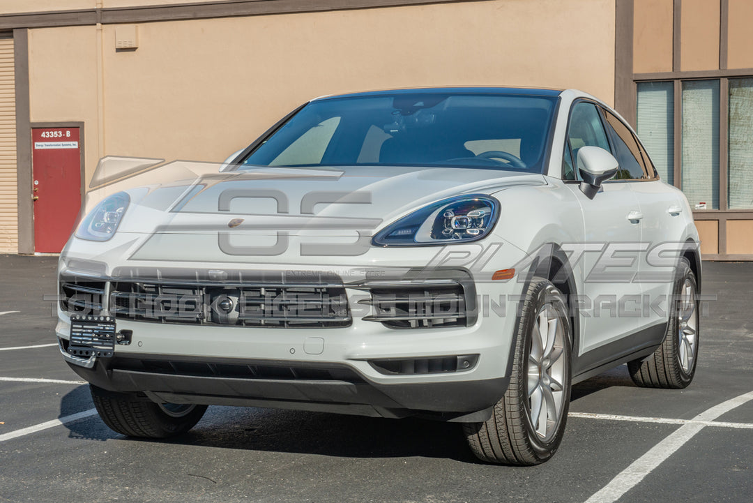2019-Up Porsche Cayenne Tow Hook License Plate Mount Bracket