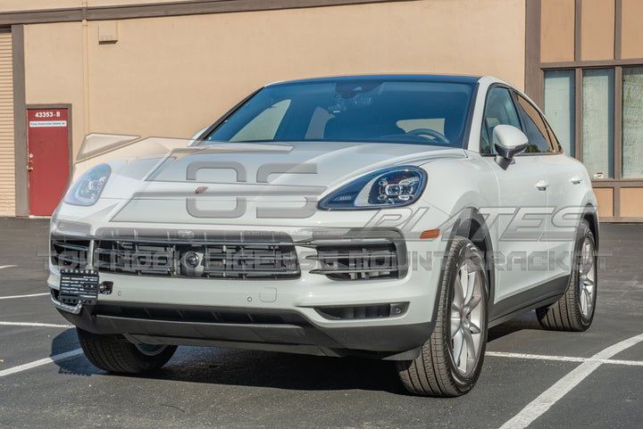 2019-Up Porsche Cayenne Tow Hook License Plate Mount Bracket