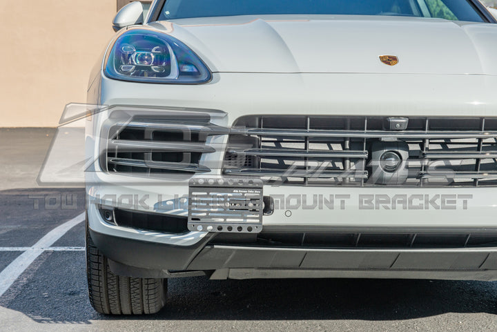 2019-Up Porsche Cayenne Tow Hook License Plate Mount Bracket