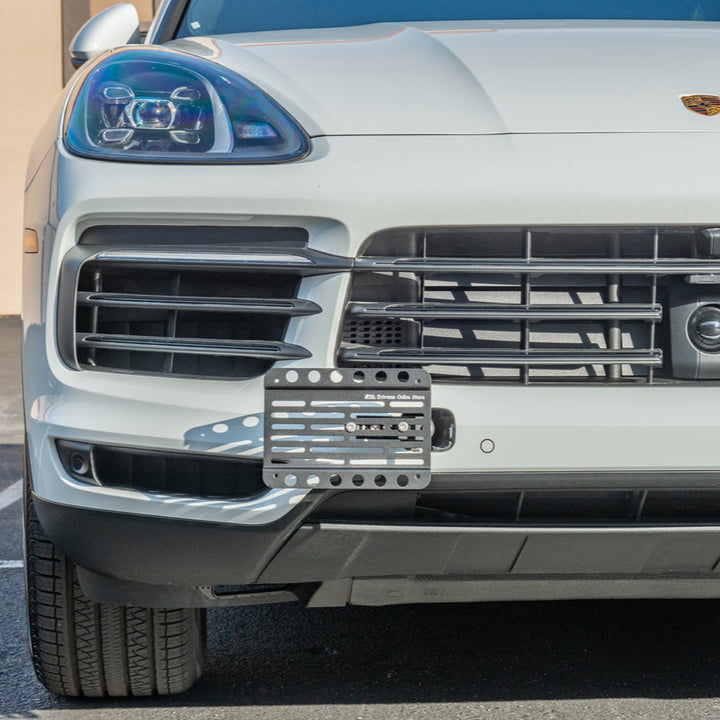 2019-Up Porsche Cayenne Tow Hook License Plate Mount Bracket