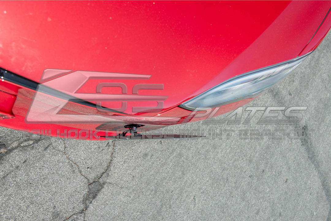 2021-up Tesla Model S Plaid EOS Plate Front Tow Hook License Bracket