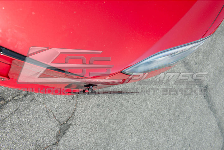 2021-up Tesla Model S Plaid EOS Plate Front Tow Hook License Bracket