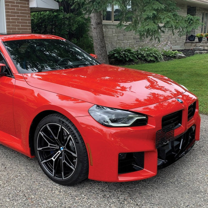 Front License Plate Bracket For BMW M2 (2019-2021) — Tow Hook Mount, No Drilling, Steel & Aluminum