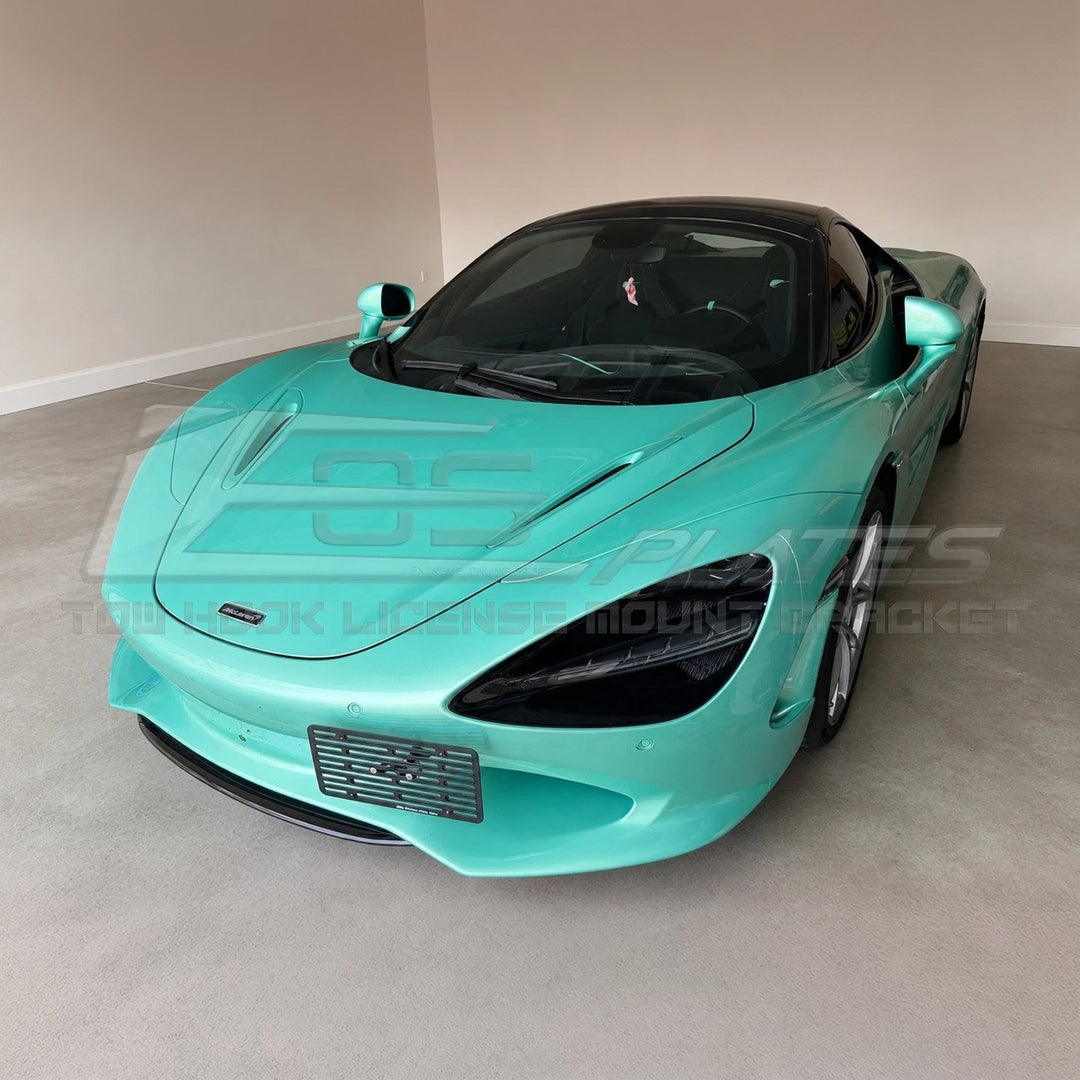 2023-Up McLaren 750S | Full Sized Front Tow Hook License Bracket