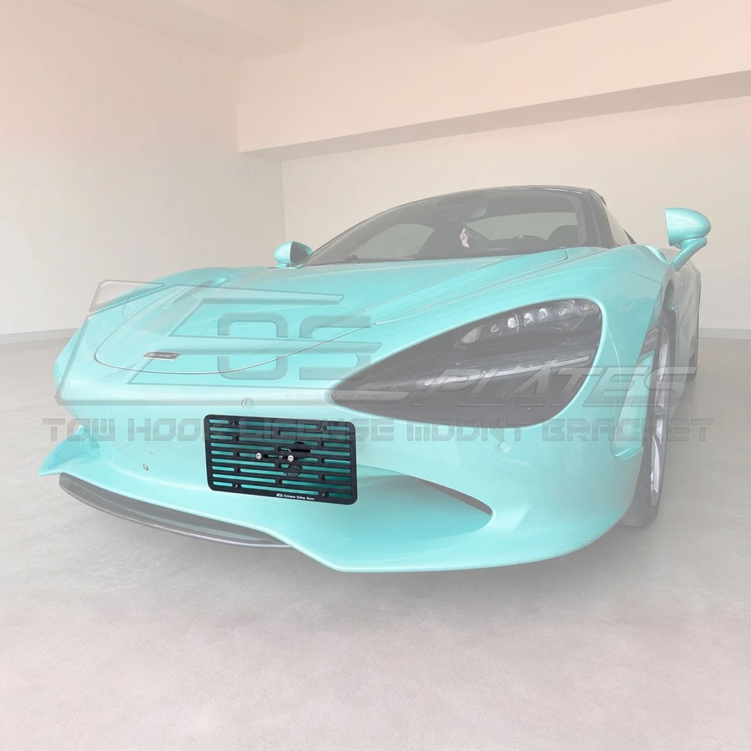 2023-Up McLaren 750S | Full Sized Front Tow Hook License Bracket