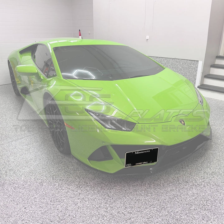 2020-2025 Lamborghini Huracan EVO | Full Sized Front Tow Hook License Bracket