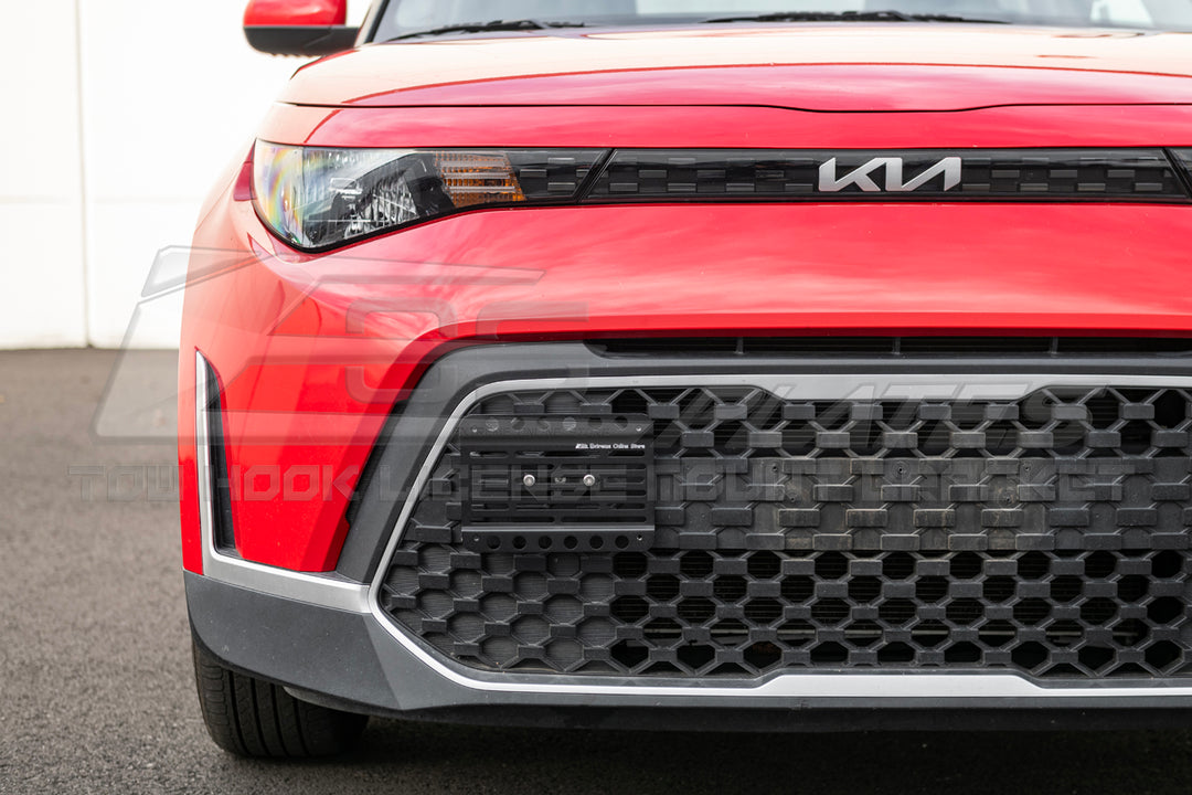 2020-Up Kia Soul Front Bumper Tow Hook License Bracket