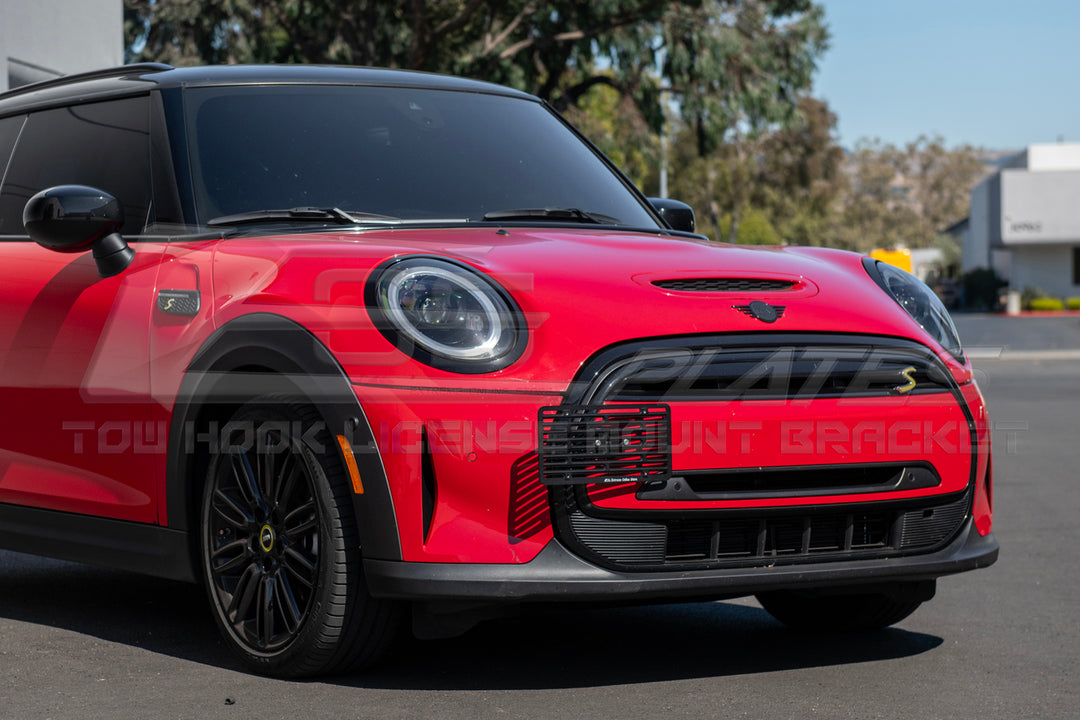 2020-Up Mini Cooper SE Electric Tow Hook License Plate Mount Bracket