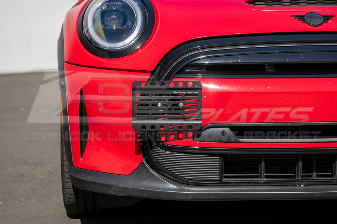 2020-Up Mini Cooper SE Electric Tow Hook License Plate Mount Bracket