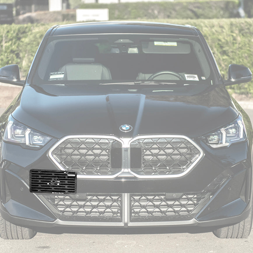 2024-Up BMW X2 | Front Bumper Tow Hook License Mount Bracket