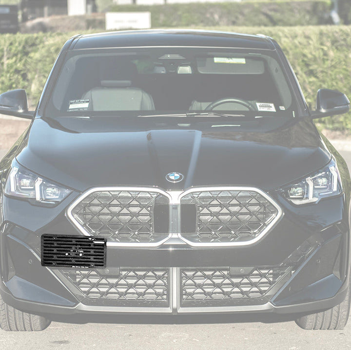 2024-Up BMW X2 | Front Bumper Tow Hook License Mount Bracket