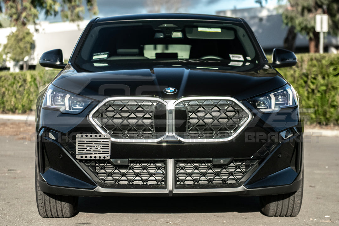 2024-Up BMW X2 | Front Bumper Tow Hook License Mount Bracket
