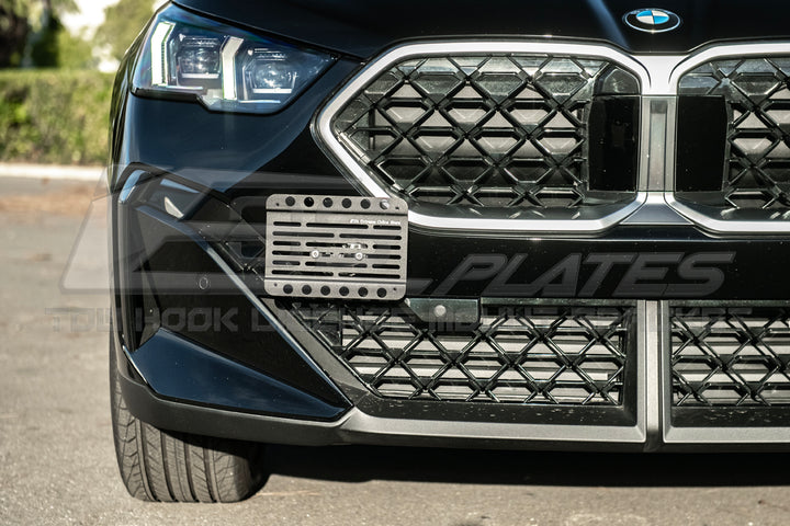 2024-Up BMW X2 | Front Bumper Tow Hook License Mount Bracket