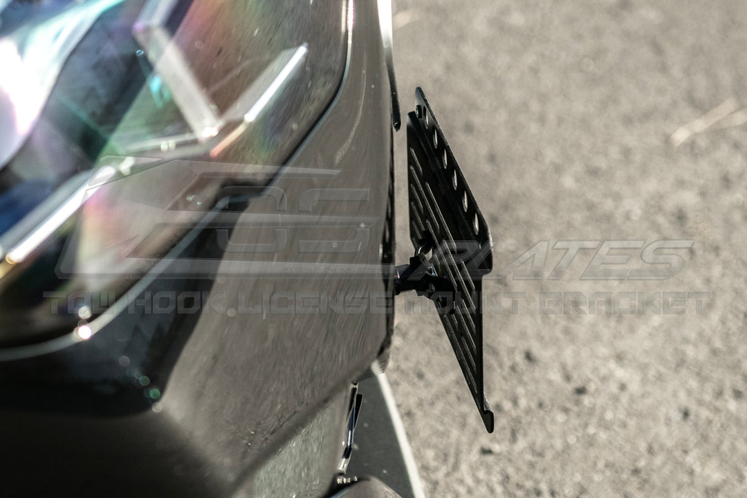 2024-Up BMW X2 | Front Bumper Tow Hook License Mount Bracket