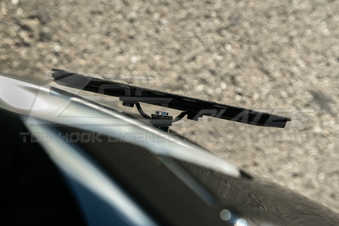 2024-Up BMW X2 | Front Bumper Tow Hook License Mount Bracket