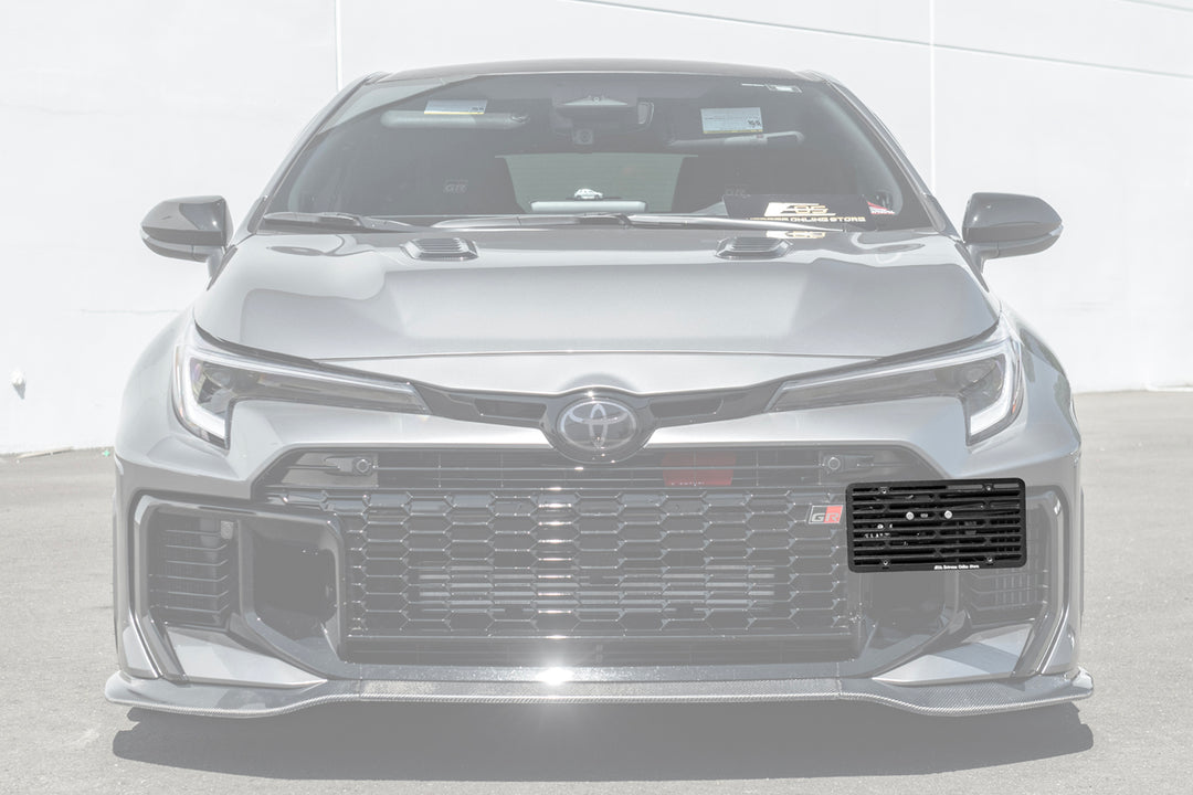 2023-Up Toyota GR Corolla Front Bumper Tow Hook License Bracket