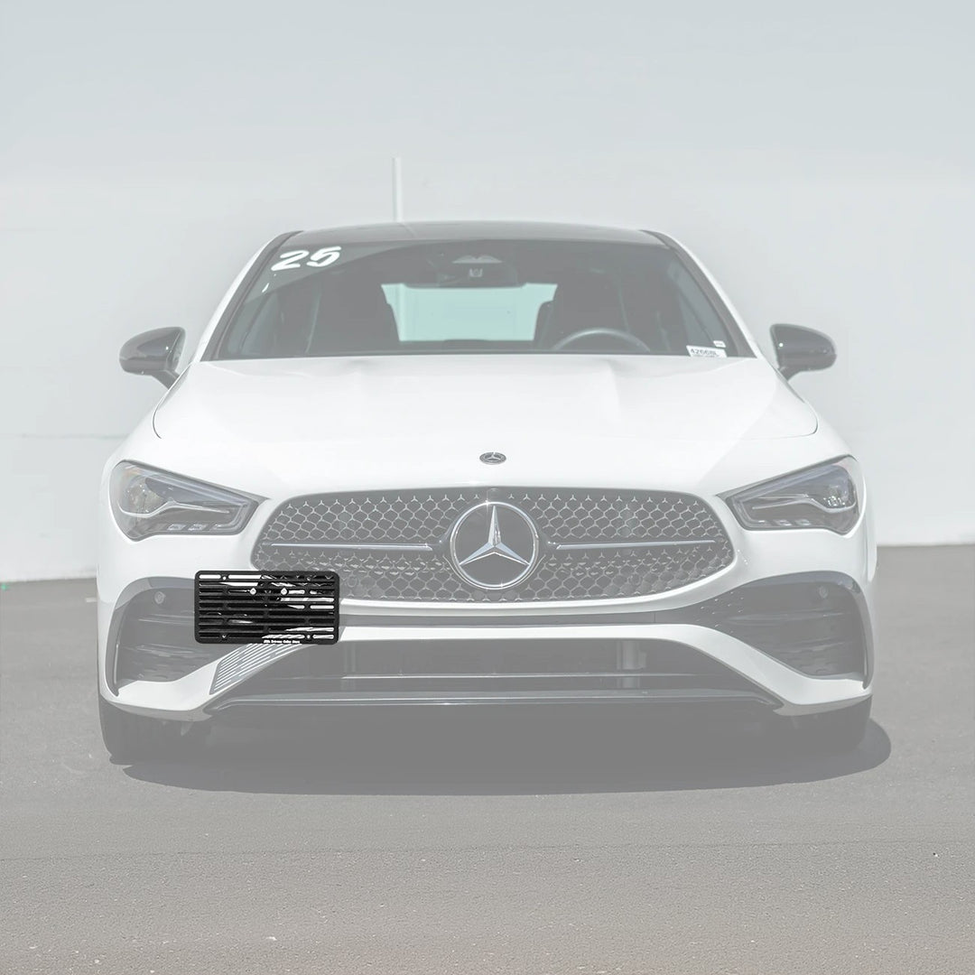 2019-Up Mercedes Benz CLA Front Tow Hook License Plate Mount Bracket