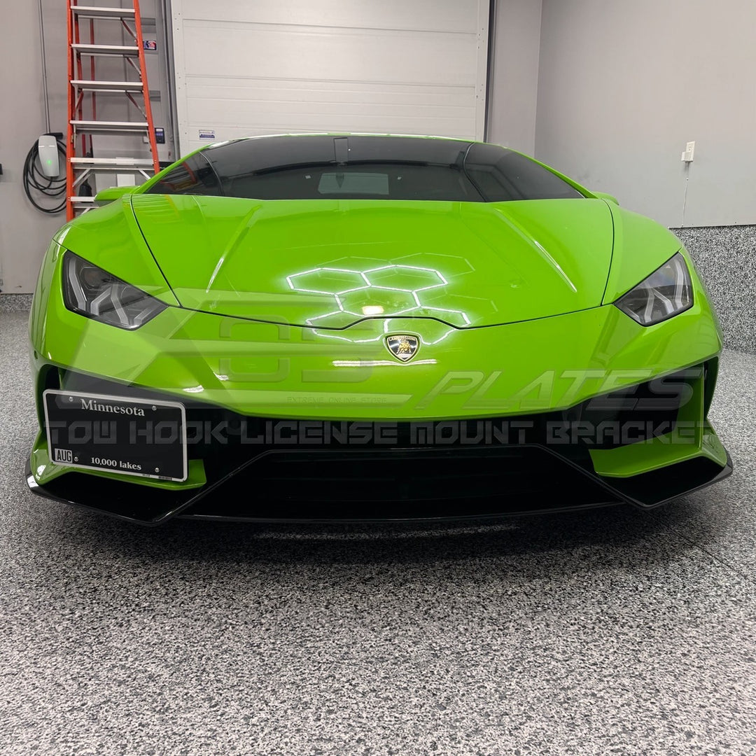 2020-2025 Lamborghini Huracan EVO | Full Sized Front Tow Hook License Bracket