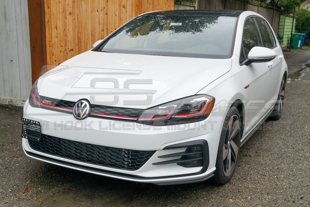 2018-21 Volkswagen Golf GTi MK7.5 Tow Hook License Plate Mount Bracket