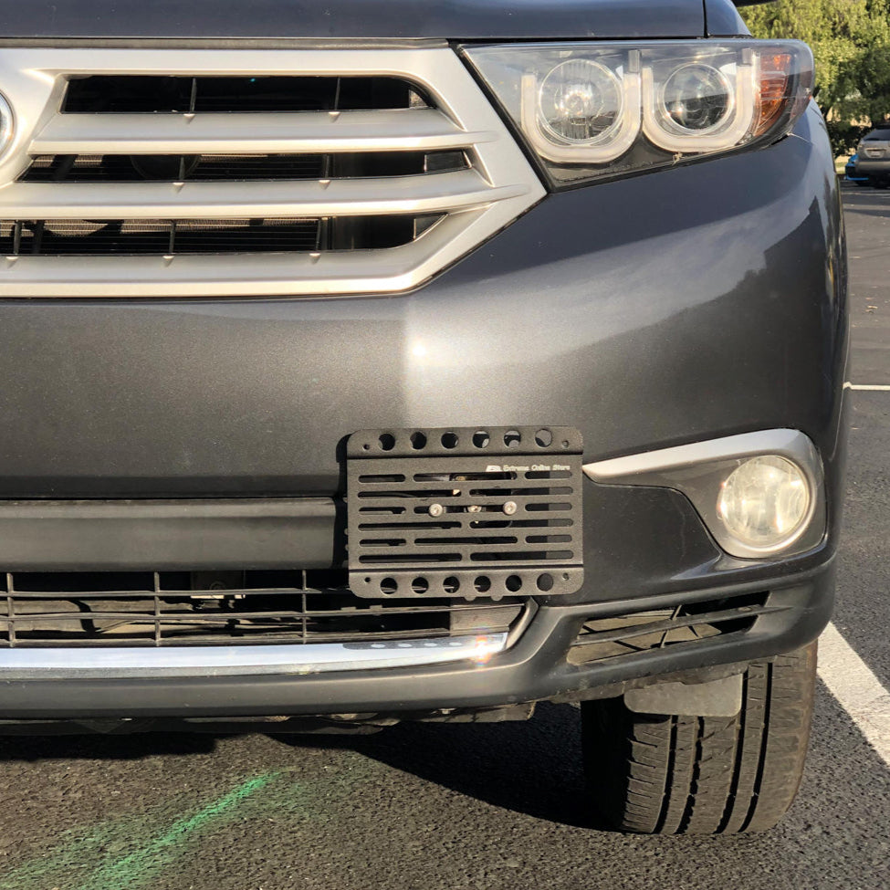2008-13 Toyota Highlander XU40 Tow Hook License Plate Mount Bracket