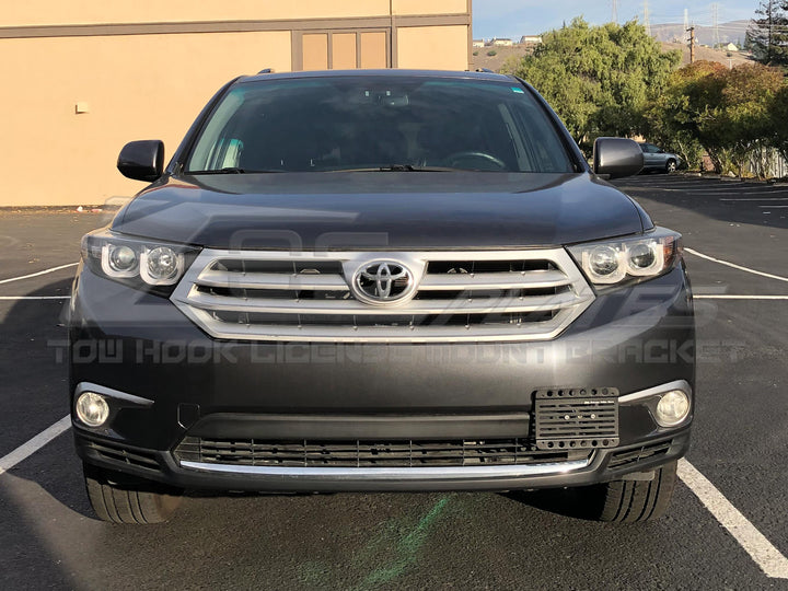 2008-13 Toyota Highlander XU40 Tow Hook License Plate Mount Bracket