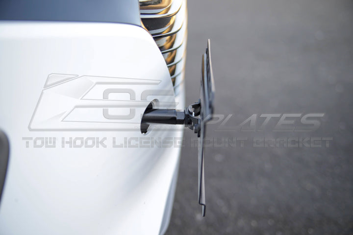 2017-2022 Hyundai Ioniq Tow Hook License Plate Mount Bracket Holder