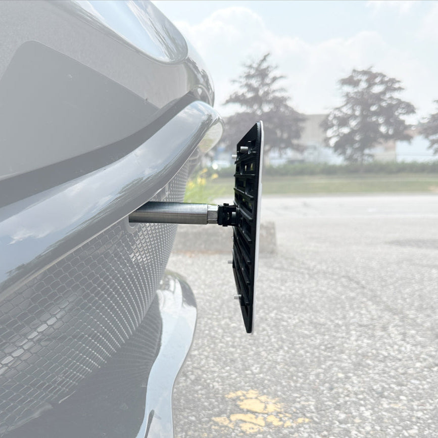 2018-Up Aston Martin Vantage Tow Hook License Plate Mount Bracket