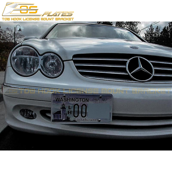 2003-09 Mercedes-Benz CLK W209 AMG Tow Hook License Plate Mount Bracket - EOS Plates