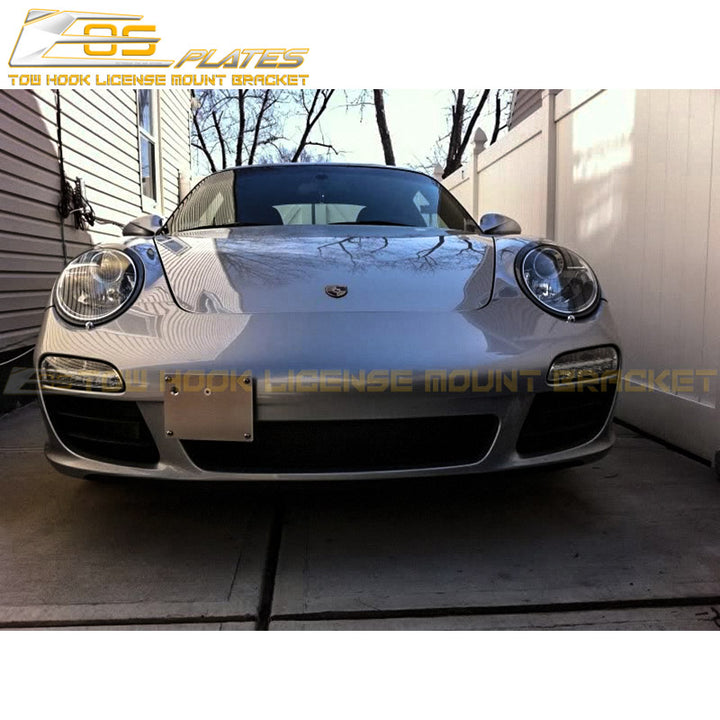 2009-13 Porsche 911 997.2 Turbo | GT2 | GT3 Tow Hook License Plate Mount Bracket - EOS Plates