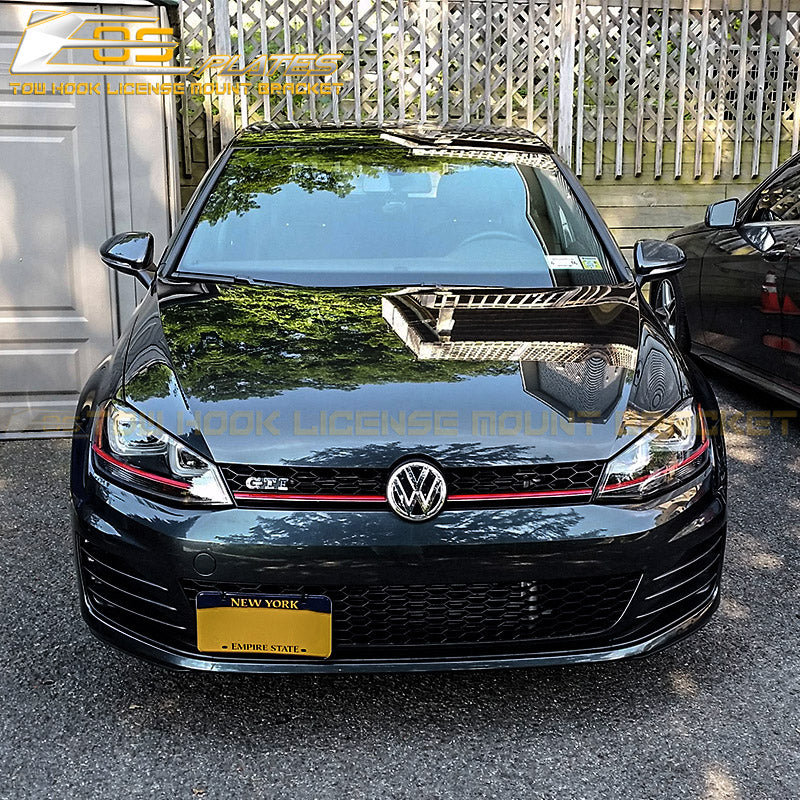 Just picked up a US Mill Works tow hook license plate mount for my 2016 GTI  Autobahn w/ Performance Package. Worth every penny!! : r/Volkswagen