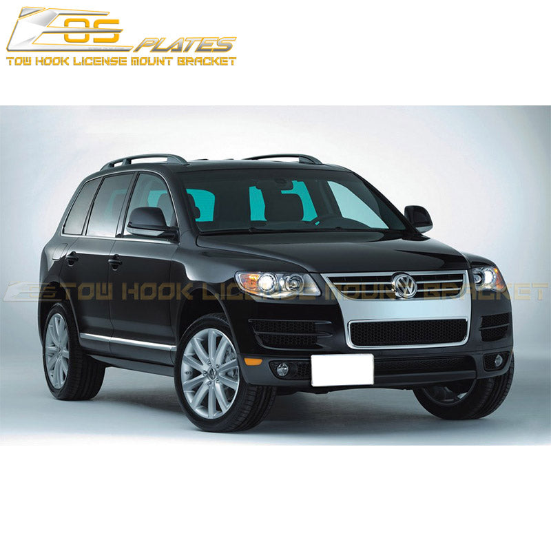 2002-10 Volkswagen Touraeg Tow Hook License Plate Mount Bracket - EOS Plates