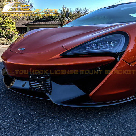 2016-Up McLaren 570S Tow Hook License Plate Mount Bracket - EOS Plates