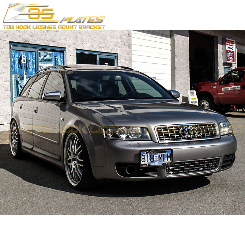 2005-08 Audi A4 (B7) Tow Hook License Plate Mount Bracket - EOS Plates
