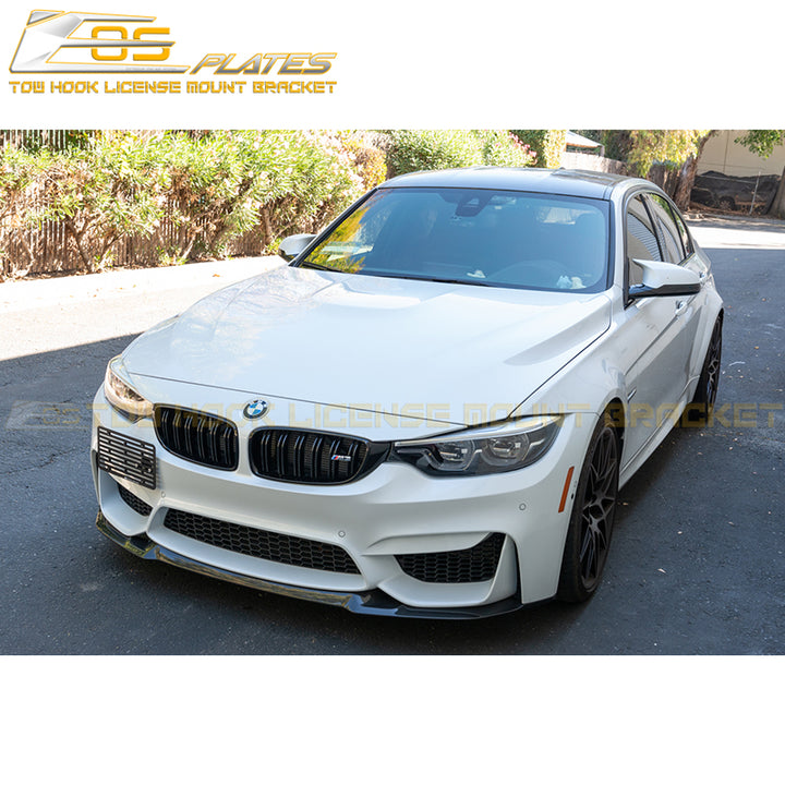2015-18 BMW M3 F80 Tow Hook License Plate Mount Bracket Holder - EOS Plates