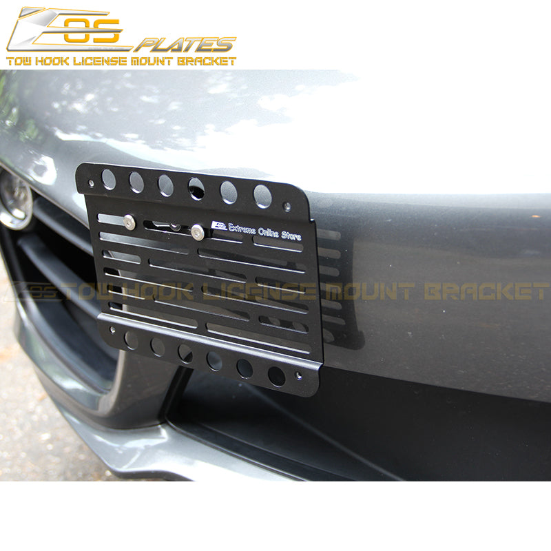 2014-16 Porsche 981 Cayman Tow Hook License Plate Mount Bracket - EOS Plates