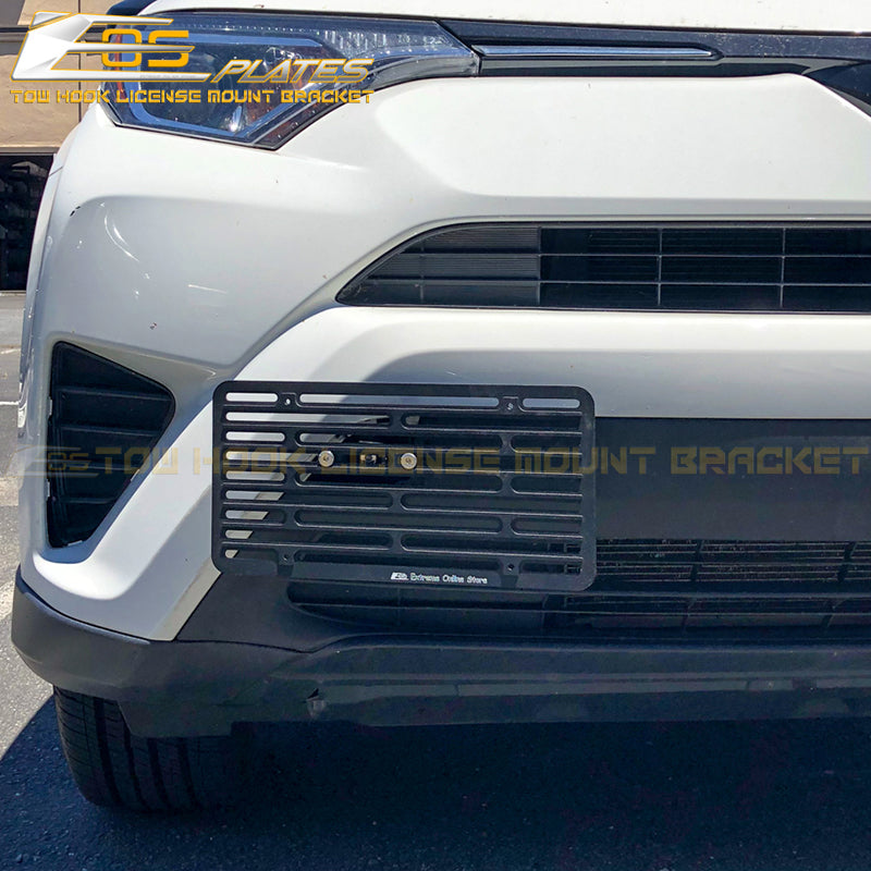 No-Drill Front License Plate Bracket for Toyota RAV4
