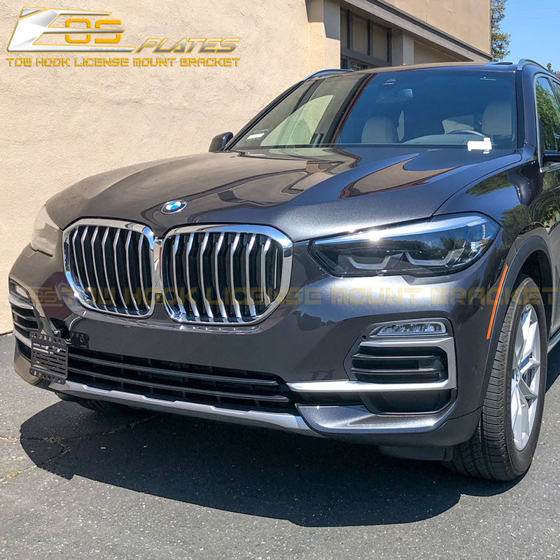 2019-Up BMW X5 G05 No Dill Tow Hook License Plate Mount Bracket